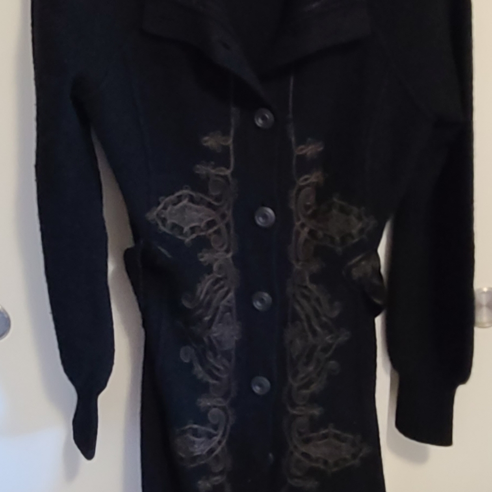 Ladies designer sweater coat